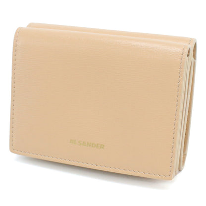 ジル サンダー 三折財布小銭入付き レディース カーフレザー イタリア J07UI0011 ベージュ系 財布 JISJ07UI0011021