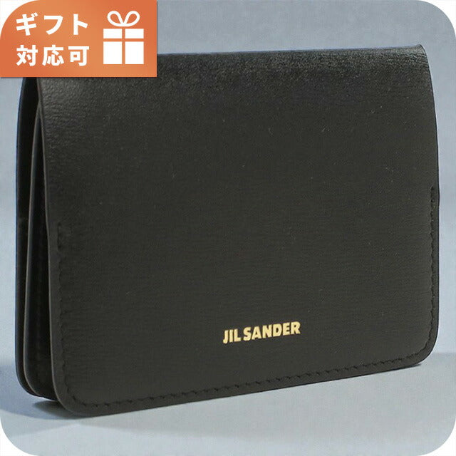 JIL SANDER 卡包 女士 品牌 JIL SANDER 皮革 J07UI0012 黑色钱包 JISJ07UI0012011