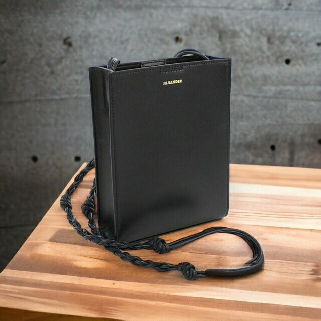 ジルサンダー 斜め掛けショルダーバッグ レディース カーフレザー イタリア J07WG0001 ブラック バッグ JISJ07WG0001011