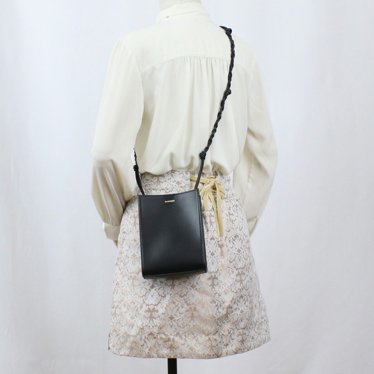 ジルサンダー 斜め掛けショルダーバッグ レディース カーフレザー