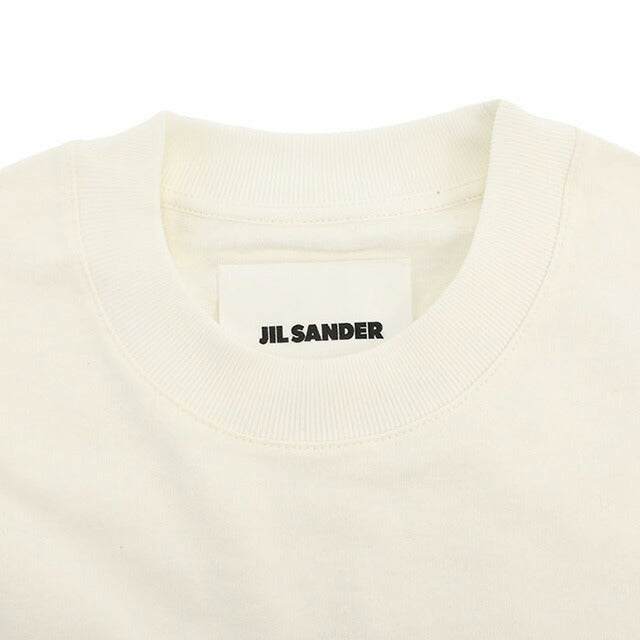 JIL SANDER ジルサンダー メンズ コットンTシャツ ホワイト JIL SANDER ジルサンダー Tシャツ メンズ ホワイト 白 ユニ