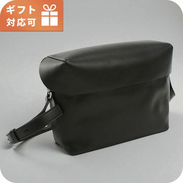 ジル サンダー 斜め掛け ショルダーバッグ メンズ ブランド JIL SANDER レザー J25WG0008 ブラック バッグ JISJ25WG0008011