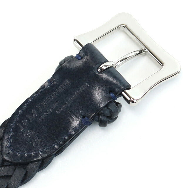 ジェイアンドエムデヴィッドソン ベルト メンズ ブランド レザー スペイン BENT-0TP-AN30 NAVY ネイビー系 小物 選べるモデル JMDNT0TPAN30C