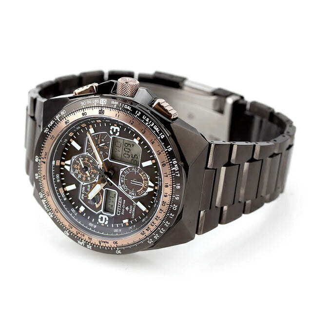CITIZEN シチズン プロマスター 電波ソーラー ブラックチタン スカイDF シチズン プロマスター SKY 35周年記念 腕時計 ブランド メンズ