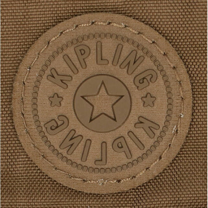 キプリング ショルダーバッグ レディース ブランド Kipling イゼラ ロゴ ワンポイント 無地 K02144-1NA Smooth Khaki K02144-1NA