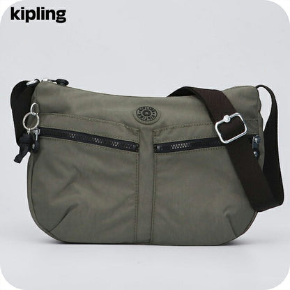 キプリング ショルダーバッグ レディース ブランド Kipling イゼラ ロゴ ワンポイント 無地 K02144-88D Green Moss 緑 K02144-88D