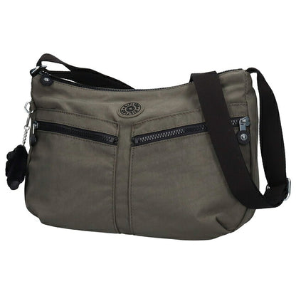 キプリング ショルダーバッグ レディース ブランド Kipling イゼラ ロゴ ワンポイント 無地 K02144-88D Green Moss 緑 K02144-88D