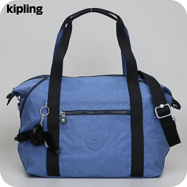 キプリング ボストンバッグ レディース ブランド Kipling アート 2WAY K10619-56V Blue Lover K10619-56V