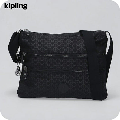 キプリング ショルダーバッグ レディース ブランド Kipling アルバー K12472-K59 Signature Emb 黒 K12472-K59