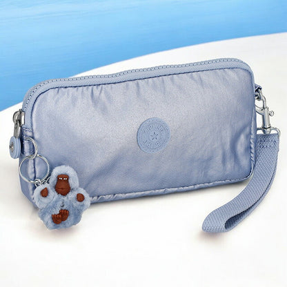 キプリング ポーチ レディース ブランド Kipling K126504HV クリアブルーメタリック K126504HV