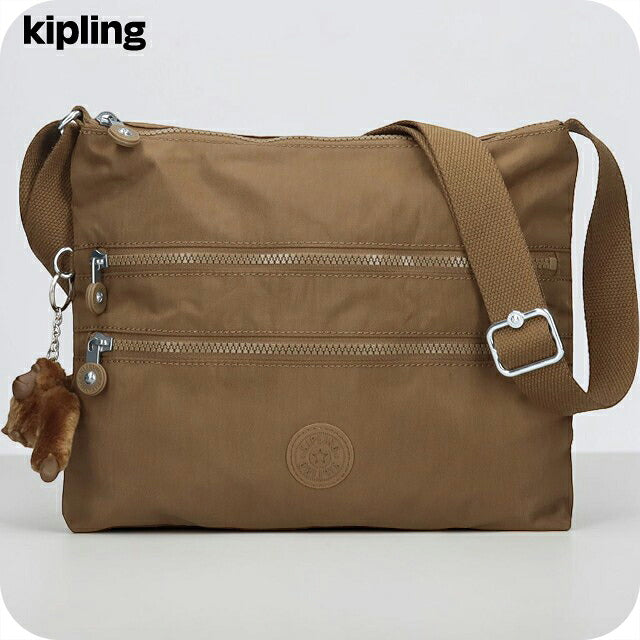 キプリング ショルダーバッグ レディース ブランド Kipling アルバー K13335-1NA Smooth Khaki K13335-1NA