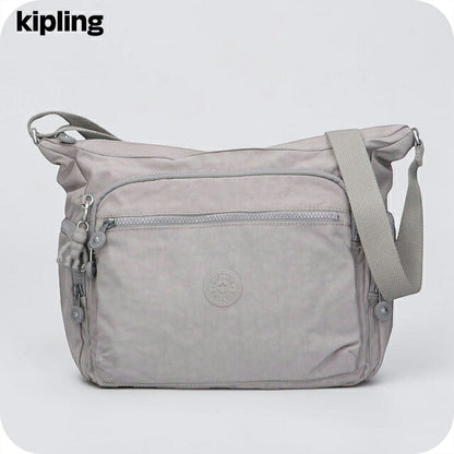 キプリング ショルダーバッグ レディース ブランド Kipling ギャビー ロゴ ワンポイント 無地 K15255-89L Grey Gris グレー K15255-89L