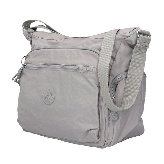 キプリング ショルダーバッグ レディース ブランド Kipling ギャビー ロゴ ワンポイント 無地 K15255-89L Grey Gris グレー K15255-89L