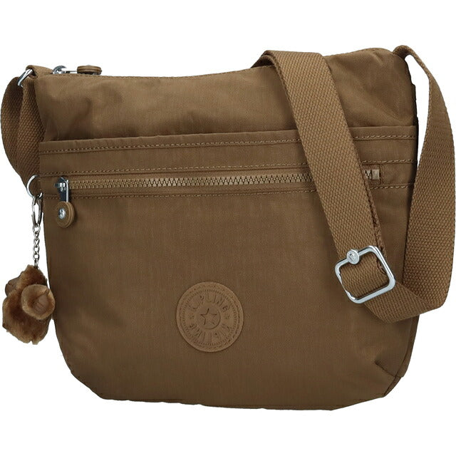 キプリング ショルダーバッグ レディース ブランド Kipling アルト ロゴ ワンポイント 無地 K19911-1NA Smooth Khaki K19911-1NA