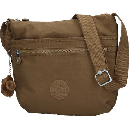 キプリング ショルダーバッグ レディース ブランド Kipling アルト ロゴ ワンポイント 無地 K19911-1NA Smooth Khaki K19911-1NA
