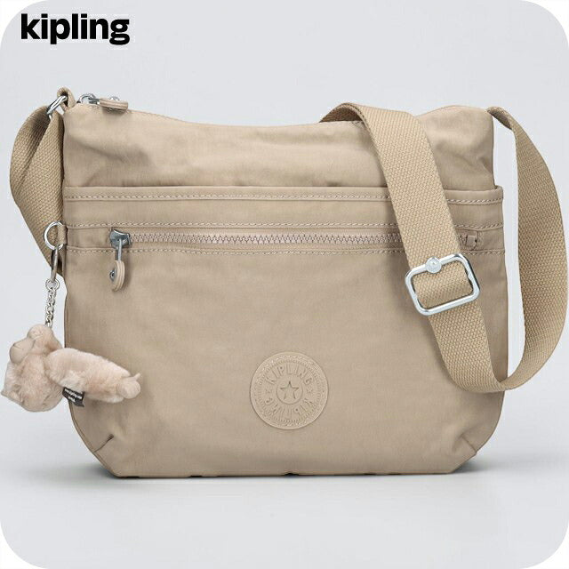 キプリング ショルダーバッグ レディース ブランド Kipling アルト ロゴ ワンポイント 無地 K19911-4PW Soft Taupe K19911-4PW