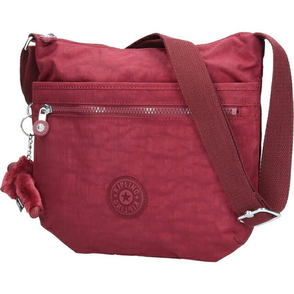 キプリング ショルダーバッグ レディース ブランド Kipling アルト ロゴ ワンポイント 無地 K19911-5FW Lounge Wine 赤 K19911-5FW