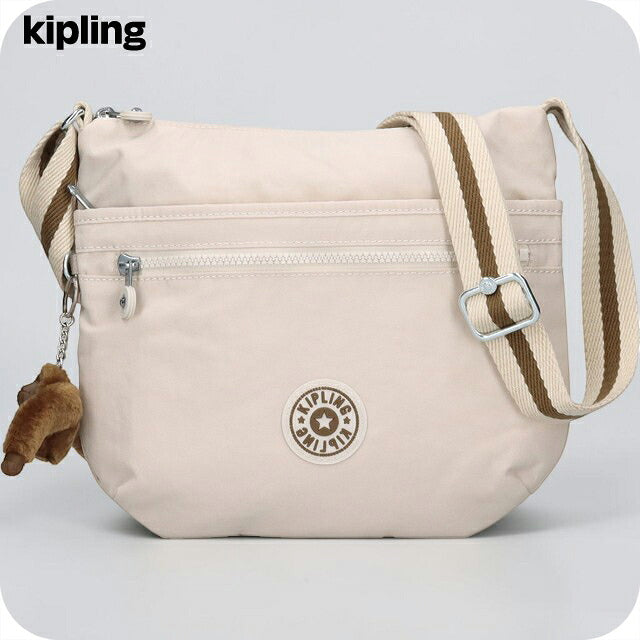キプリング ショルダーバッグ レディース ブランド Kipling アルト ロゴ ワンポイント 無地 K19911-9LO Soft Sand K19911-9LO