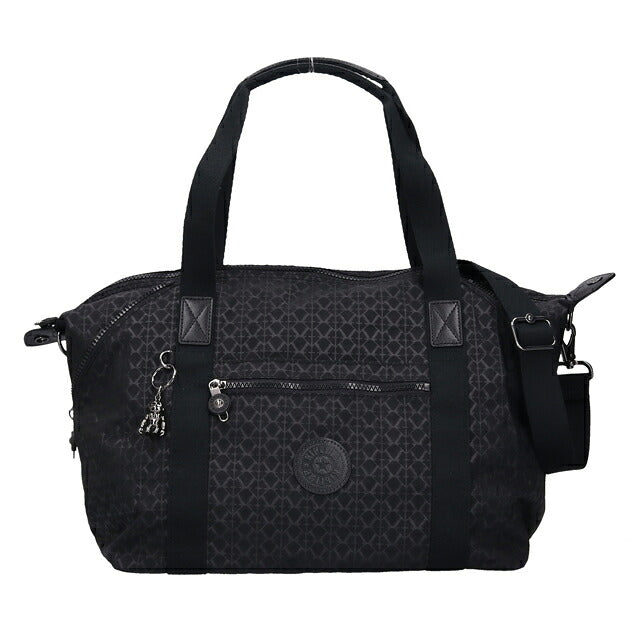 キプリング ボストンバッグ レディース ブランド Kipling アート 2WAY K21091-K59 Signature Emb 黒 K21091-K59