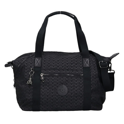 キプリング ボストンバッグ レディース ブランド Kipling アート 2WAY K21091-K59 Signature Emb 黒 K21091-K59