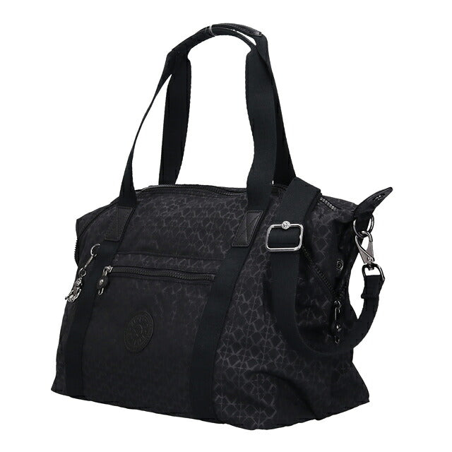 キプリング ボストンバッグ レディース ブランド Kipling アート 2WAY K21091-K59 Signature Emb 黒 K21091-K59