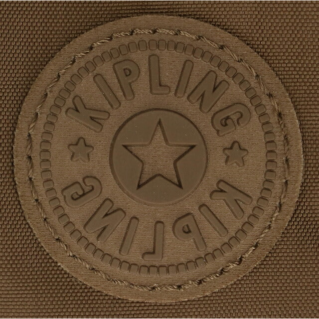 キプリング ハンドバッグ レディース ブランド Kipling エリシア ロゴ ワンポイント 無地 2WAY K43791-1NA Smooth Khaki K43791-1NA