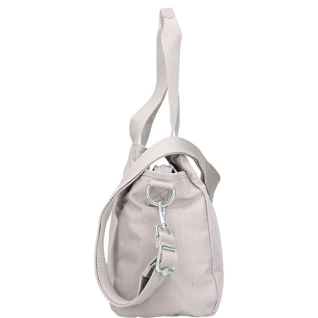 キプリング ハンドバッグ レディース ブランド Kipling エリシア ロゴ ワンポイント 無地 2WAY K43791-89L Grey Gris グレー K43791-89L
