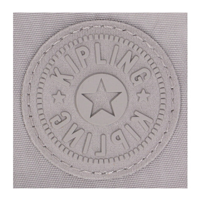 キプリング ハンドバッグ レディース ブランド Kipling エリシア ロゴ ワンポイント 無地 2WAY K43791-89L Grey Gris グレー K43791-89L