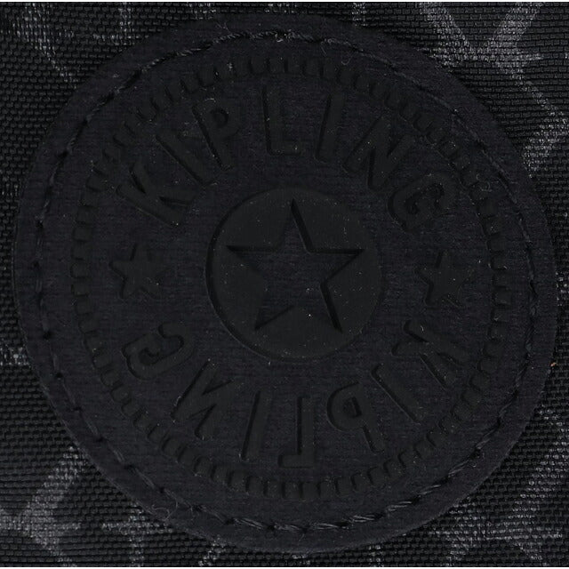 キプリング ハンドバッグ レディース ブランド Kipling エリシア ロゴ ワンポイント 総柄 2WAY K43793-K59 Signature Emb 黒 K43793-K59