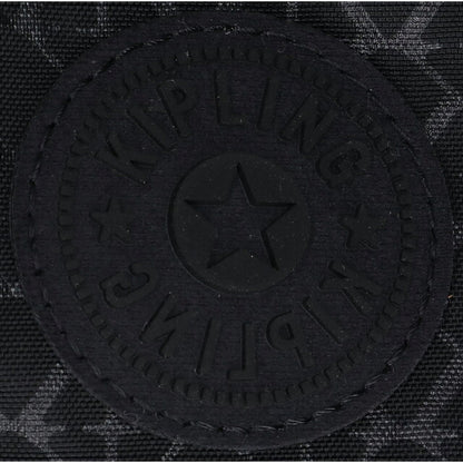キプリング ハンドバッグ レディース ブランド Kipling エリシア ロゴ ワンポイント 総柄 2WAY K43793-K59 Signature Emb 黒 K43793-K59