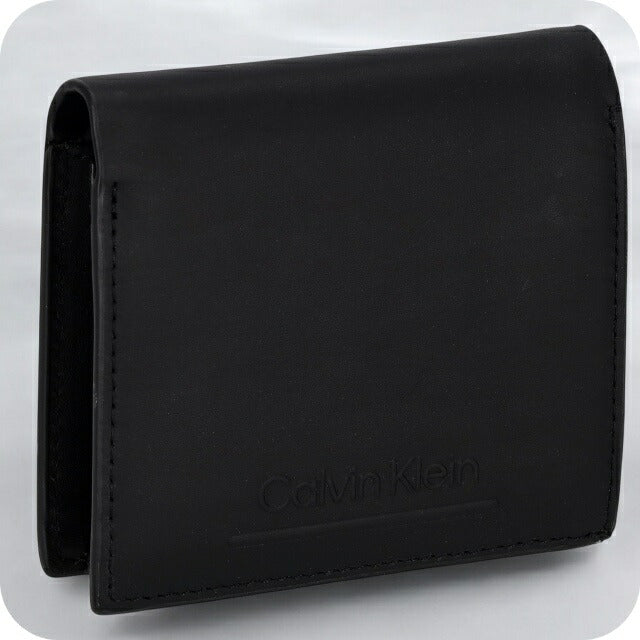カルバンクライン 二つ折り財布 メンズ ブランド Calvin Klein K50K510887 ブラック K50K510887-BAX