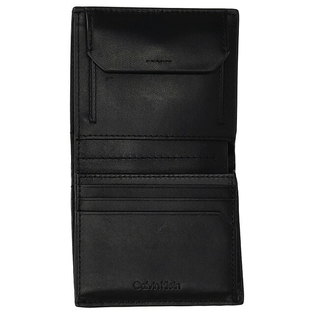 カルバンクライン 二つ折り財布 メンズ ブランド Calvin Klein K50K510887 ブラック K50K510887-BAX