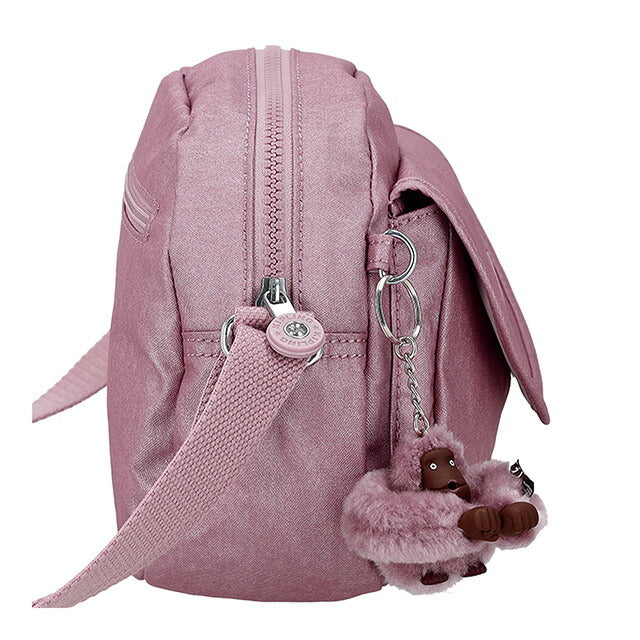 キプリング ショルダーバッグ レディース ブランド Kipling K701209GL BERRY GLOW MET ピンク 斜めがけ 高級 おしゃれ プレゼント 女性 実用的 かわいい