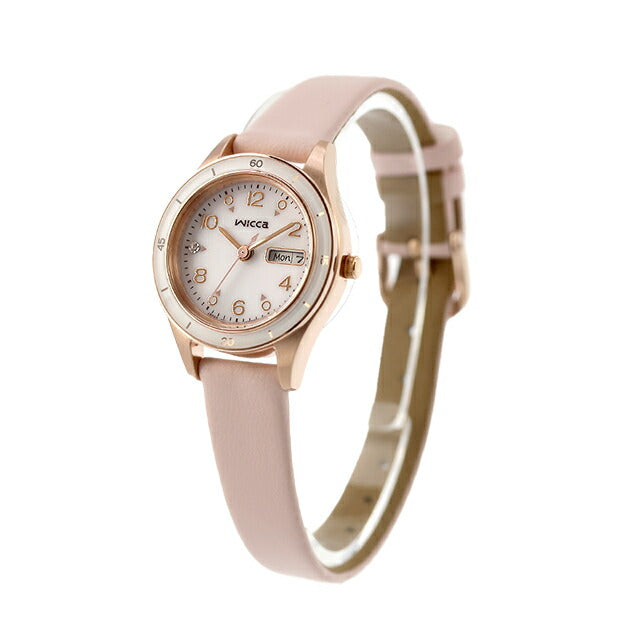 【新品】シチズン CITIZEN wicca 腕時計 レディース KH3-762-10 ACTIVE LINE ソーラーテック（E001-00Z） シルバーxピンク アナログ表示 KH3-762-10 ｜ シチズン ウィッカ ACTIVE LINE ソーラーテック