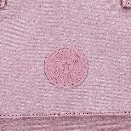 キプリング ハンドバッグ レディース ブランド Kipling KI01029GL BERRY GLOW MET ピンク 軽量 小さめ 手提げ 高級 おしゃれ プレゼント 女性 実用的 かわいい
