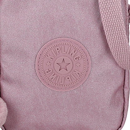 キプリング ショルダーバッグ レディース ブランド Kipling KI02729GL BERRY GLOW MET ピンク 斜めがけ 高級 おしゃれ プレゼント 女性 実用的 かわいい