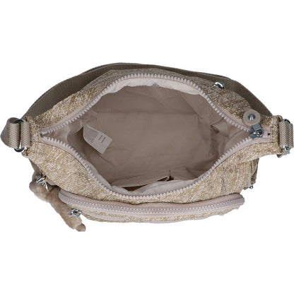 キプリング ショルダーバッグ レディース ブランド Kipling ギャビー S ロゴ ワンポイント 総柄 KI2532-1KG Brush Of Gold KI2532-1KG