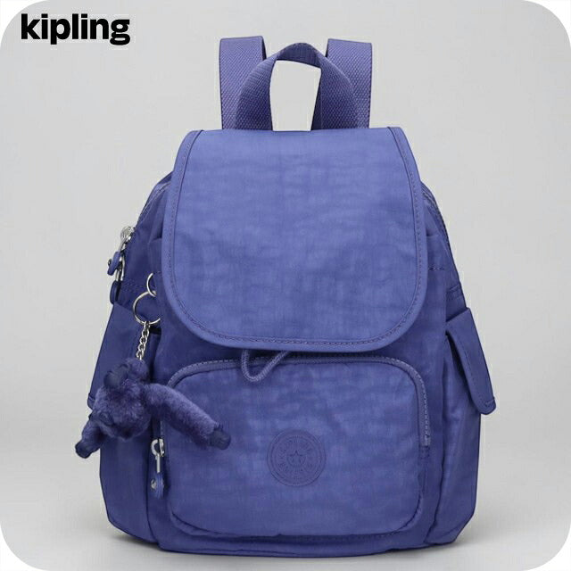 キプリング リュック レディース ブランド Kipling シティパック ミニ バックパック リュックサック スクールバッグ  KI2670-24U Ocean Blue KI2670-24U