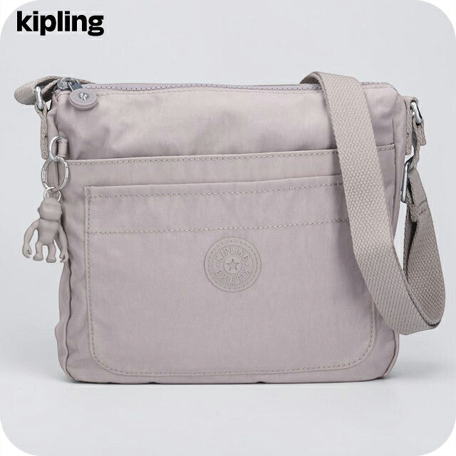 キプリング ショルダーバッグ レディース ブランド Kipling セバスチャン ロゴ ワンポイント 無地 KI2846-89L Grey Gris グレー KI2846-89L