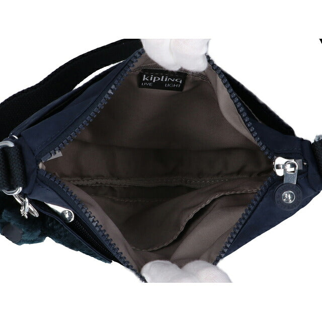 キプリング ショルダーバッグ レディース ブランド Kipling セバスチャン ロゴ ワンポイント 無地 KI2846-96V Blue Bleu 2 KI2846-96V