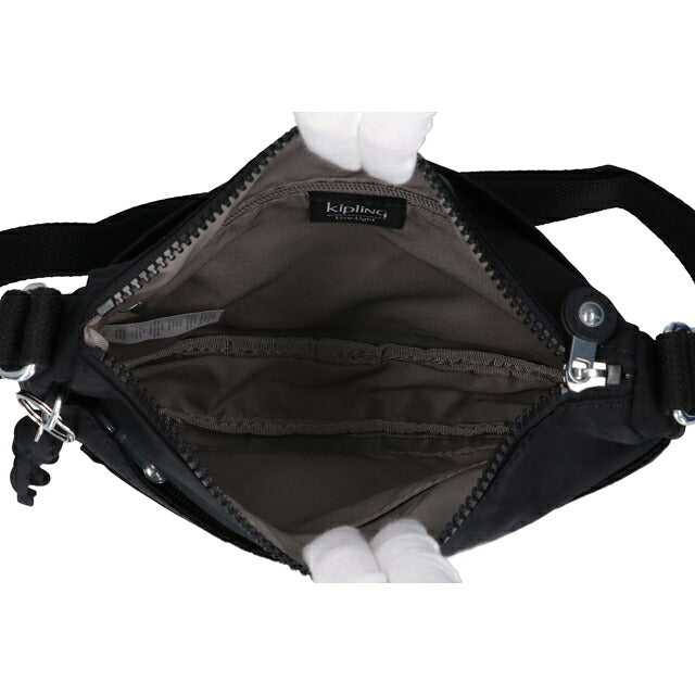 キプリング ショルダーバッグ レディース ブランド Kipling セバスチャン ロゴ ワンポイント 無地 KI2846-P39 Black Noir 黒 KI2846-P39