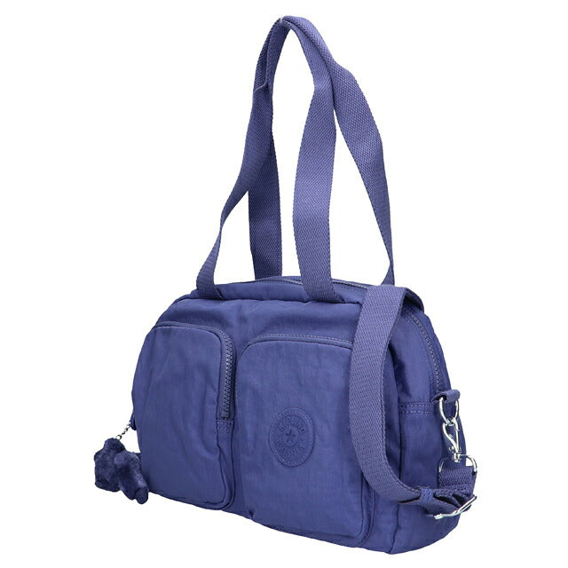 キプリング ボストンバッグ レディース ブランド Kipling クールデフィア ロゴ ワンポイント 無地 2WAY KI2849-24U Ocean Blue KI2849-24U