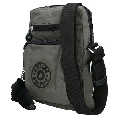 キプリング ショルダーバッグ レディース ブランド Kipling ガンネ ロゴ ワンポイント 無地 KI3244-88D Green Moss 緑 KI3244-88D