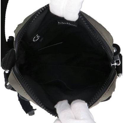 キプリング ショルダーバッグ レディース ブランド Kipling ガンネ ロゴ ワンポイント 無地 KI3244-88D Green Moss 緑 KI3244-88D