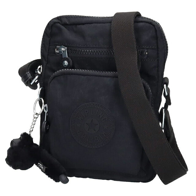 キプリング ショルダーバッグ レディース ブランド Kipling ガンネ ロゴ ワンポイント 無地 KI3244-P39 Black Noir 黒 KI3244-P39