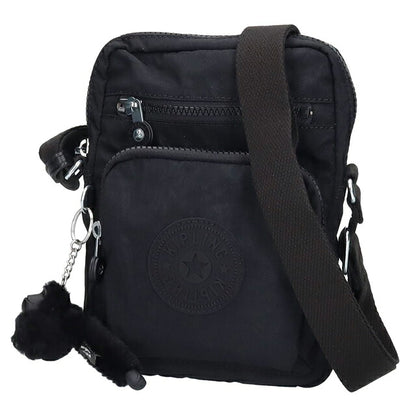 キプリング ショルダーバッグ レディース ブランド Kipling ガンネ ロゴ ワンポイント 無地 KI3244-P39 Black Noir 黒 KI3244-P39