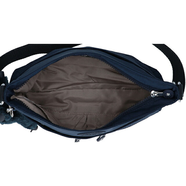 キプリング ショルダーバッグ レディース ブランド Kipling ニューアンジー ロゴ ワンポイント 無地 KI3389-96V Blue Bleu 2 KI3389-96V