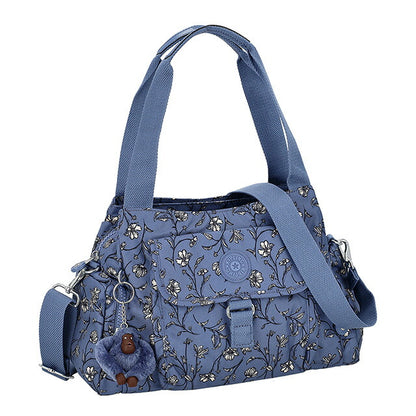 キプリング ハンドバッグ レディース ブランド Kipling KI34662QR GARDEN ROMANCE ブルー 軽量 小さめ 手提げ 高級 おしゃれ プレゼント 女性 実用的 かわいい