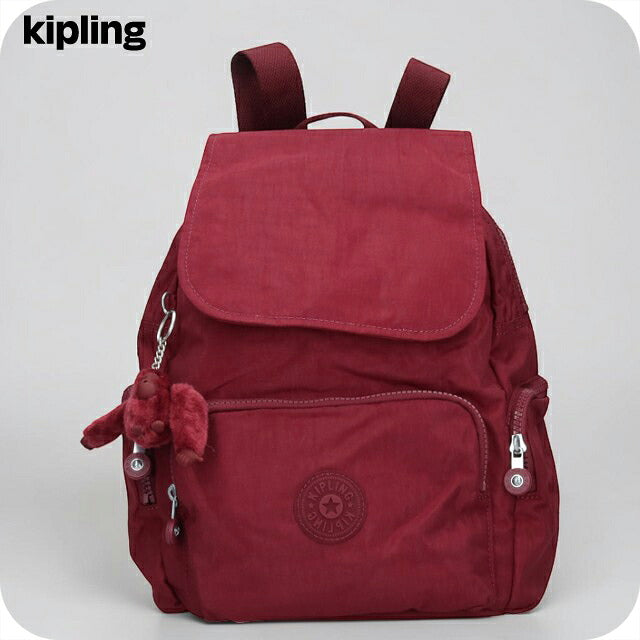 キプリング リュック レディース ブランド Kipling シティジップ S バックパック リュックサック スクールバッグ  KI3523-5FW Lounge Wine KI3523-5FW