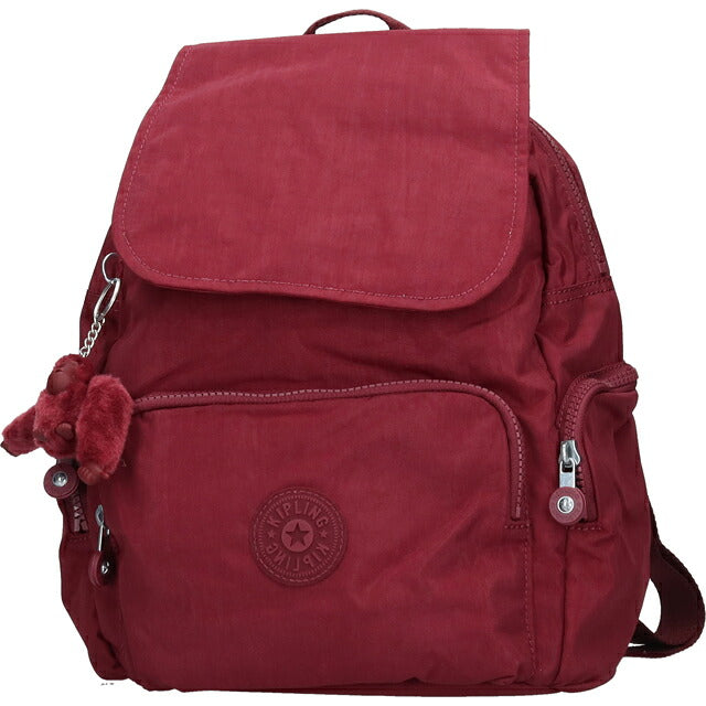 キプリング リュック レディース ブランド Kipling シティジップ S バックパック リュックサック スクールバッグ  KI3523-5FW Lounge Wine KI3523-5FW